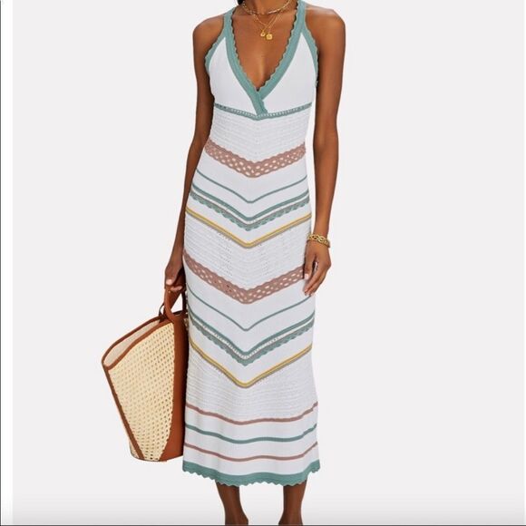 Alexis Allia Pointelle Knit Midi Dress - Picture 3 of 8